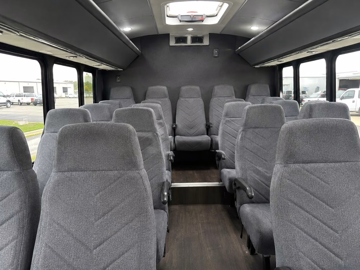 15 passenger minibus interior