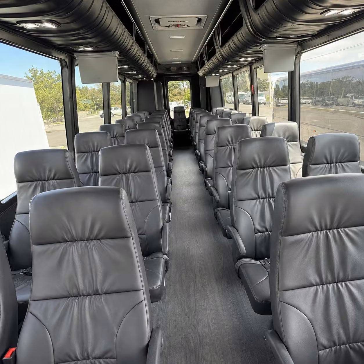 25 passenger minibus interior