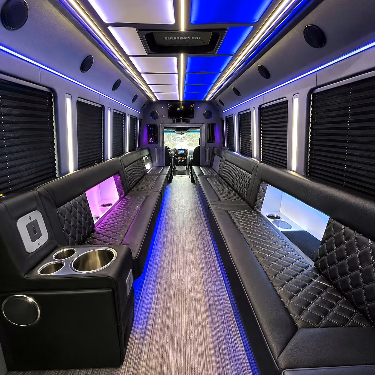 party bus interior