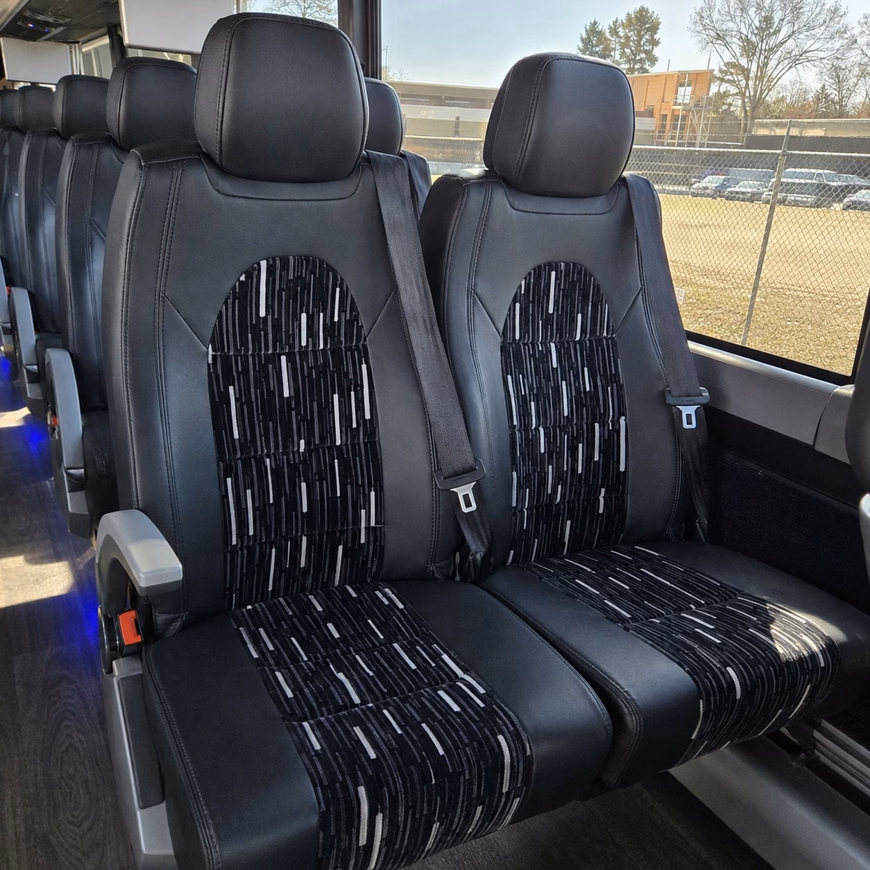 winston salem charter bus interior